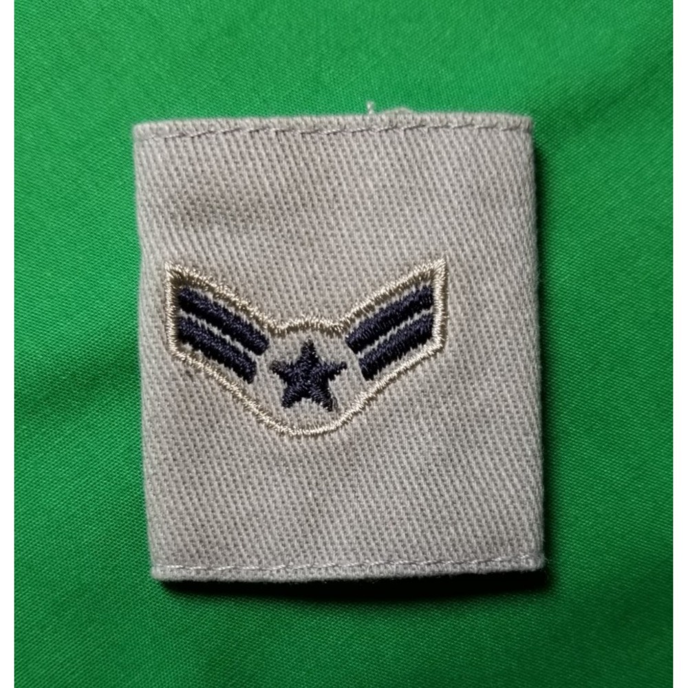 US Air Force Airman First Class A1C Rank Insignia Air Battle Uniform Tab